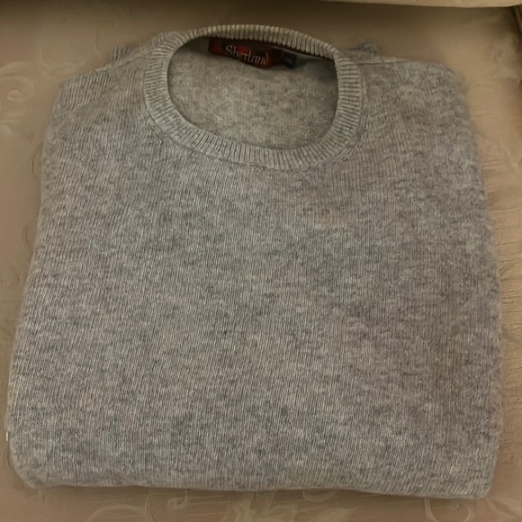 Xxl Gray SHETLAND crew neck - Picture 1 of 5